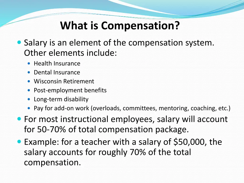 what is compensation