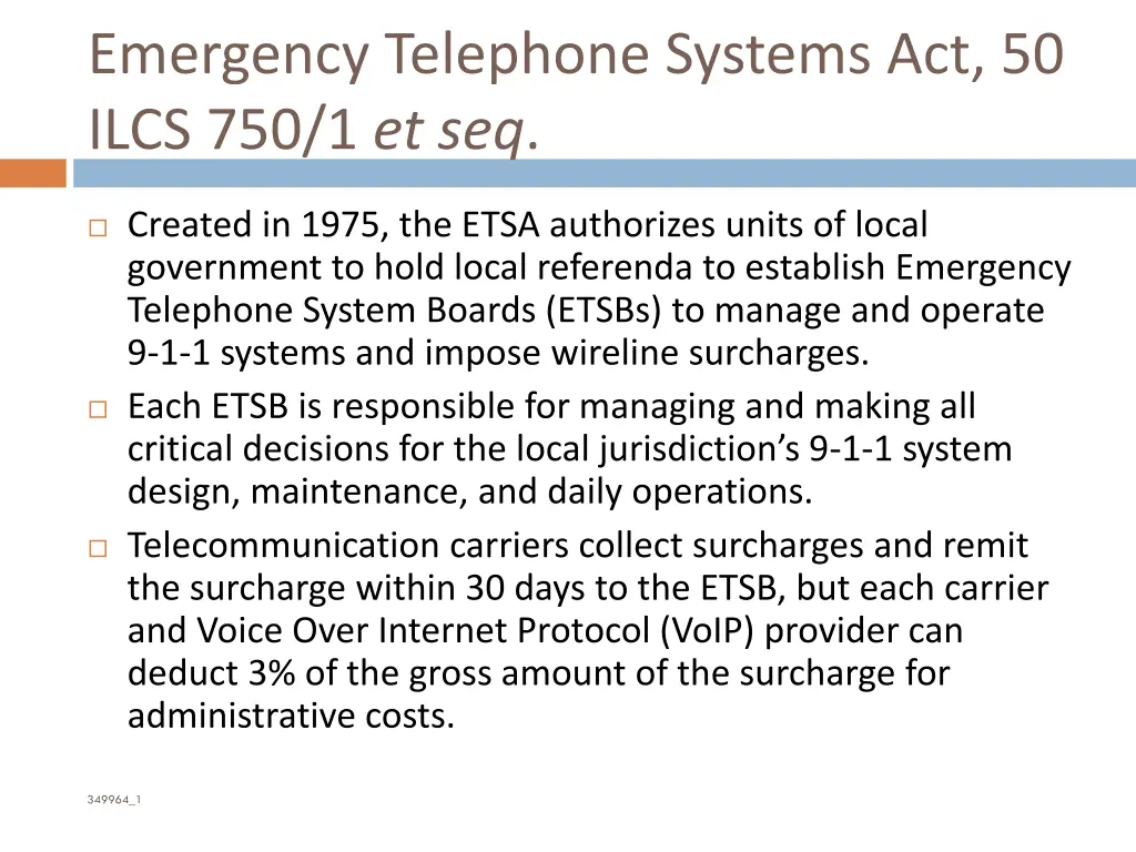 emergency telephone systems act 50 ilcs