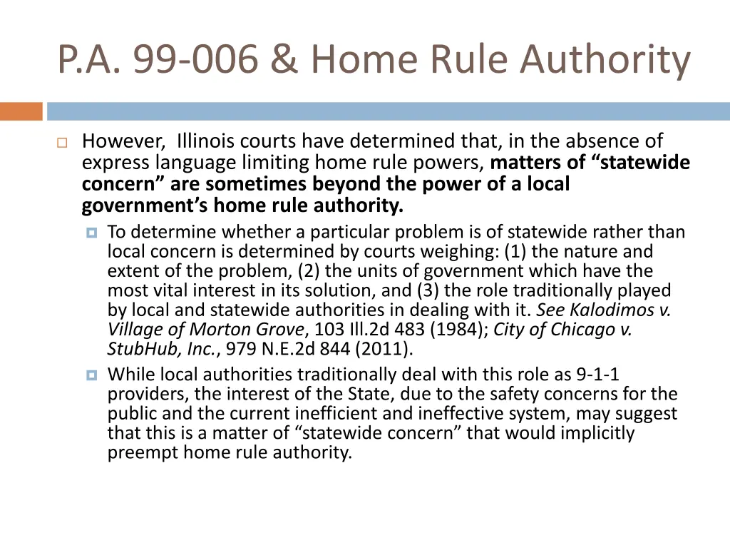 p a 99 006 home rule authority 1