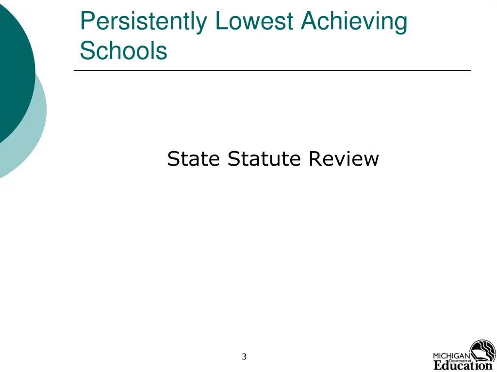 persistently lowest achieving schools 1