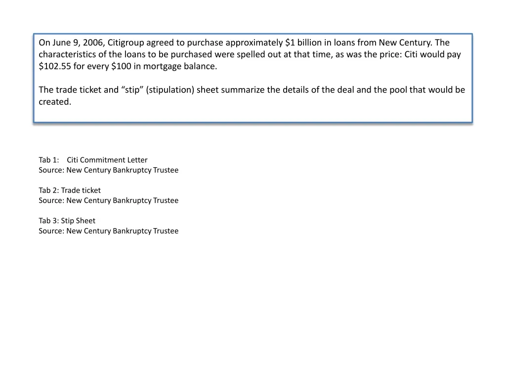 on june 9 2006 citigroup agreed to purchase