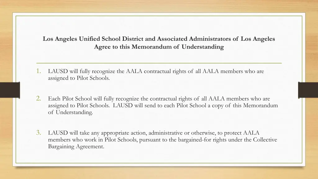 los angeles unified school district