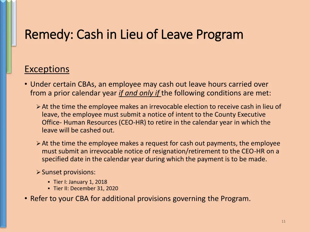 remedy cash in lieu of leave program remedy cash 1