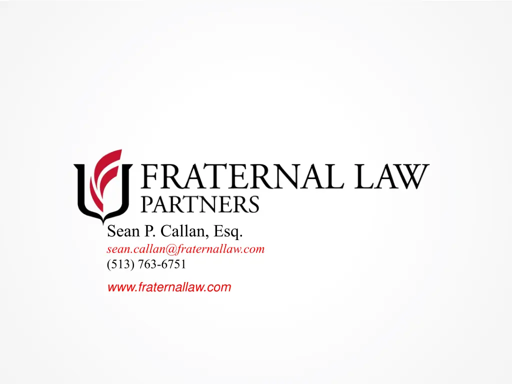 sean p callan esq sean callan@fraternallaw 1