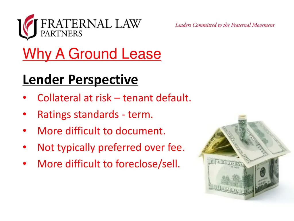 why a ground lease 2