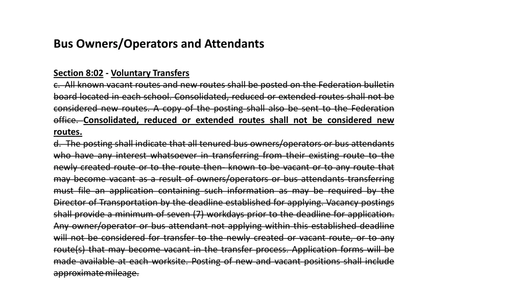 bus owners operators and attendants