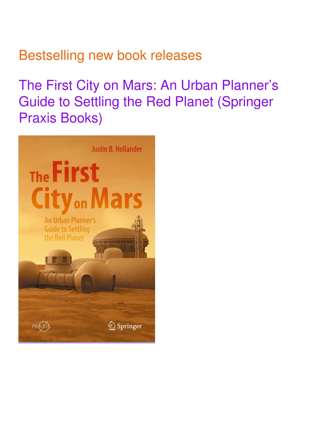 bestselling new book releases the first city