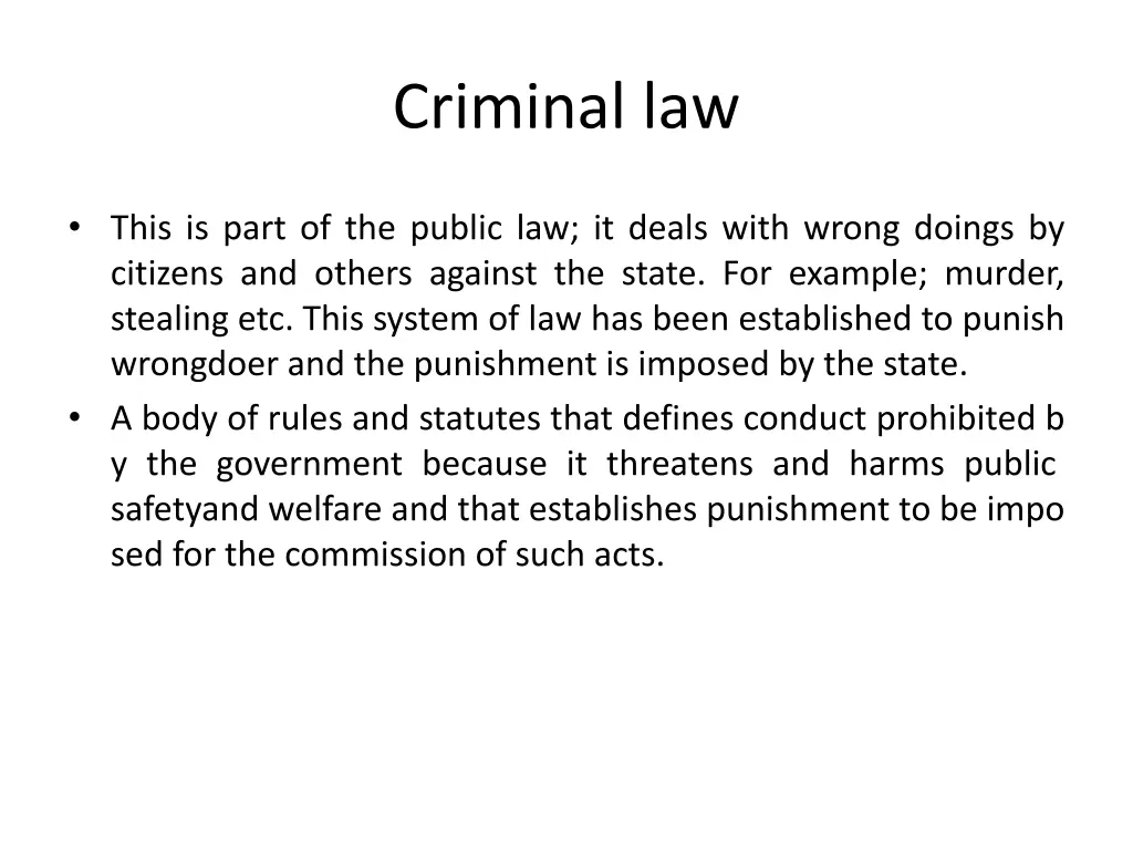 criminal law 1