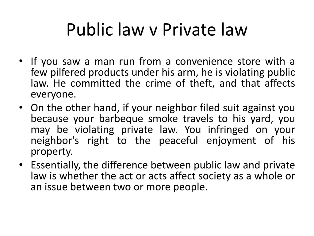 public law v private law 1