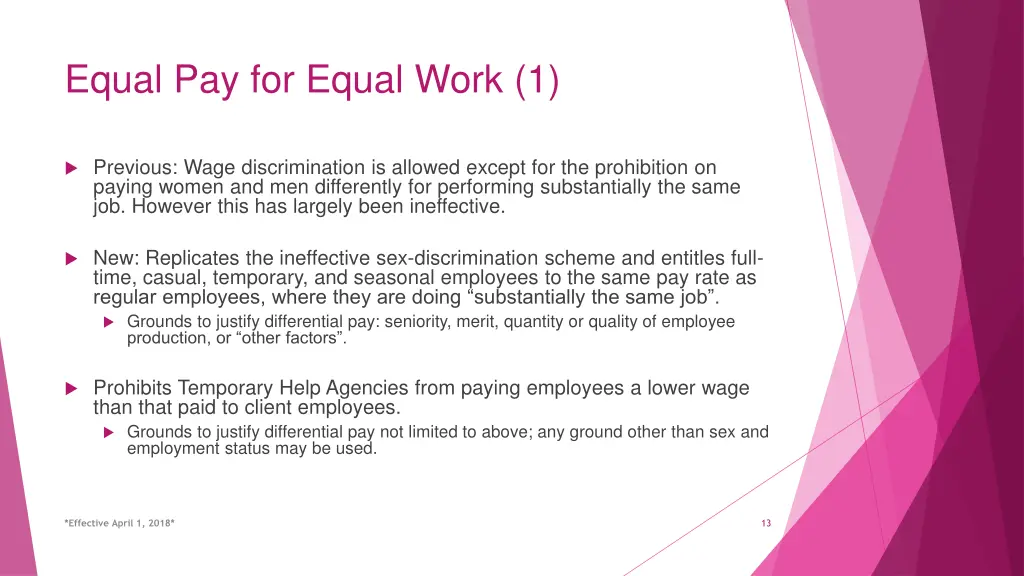 equal pay for equal work 1