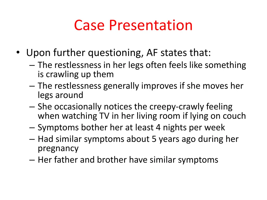 case presentation 1