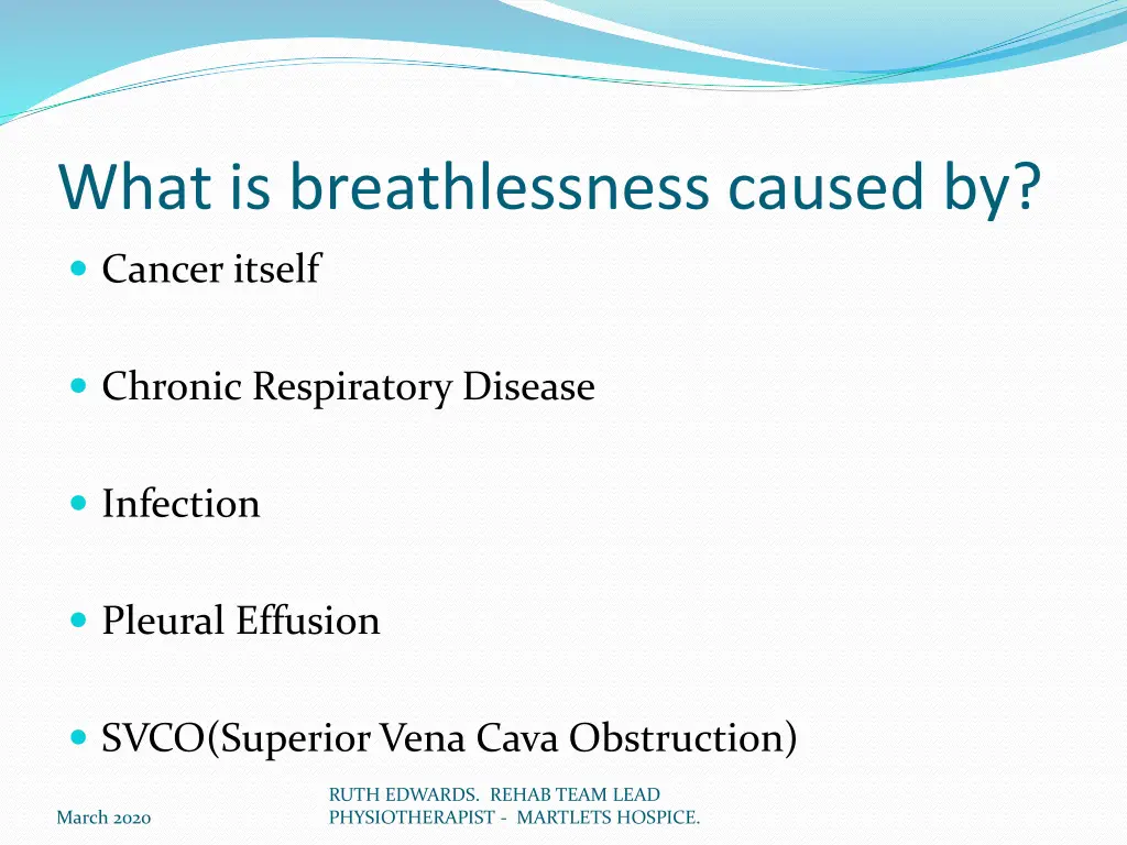 what is breathlessness caused by