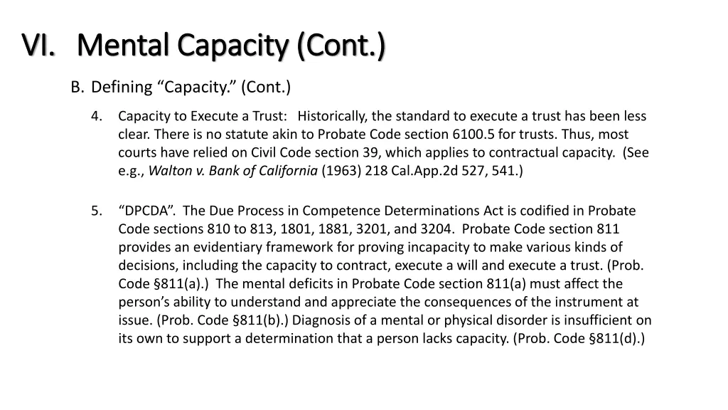 vi vi mental capacity cont mental capacity cont 2