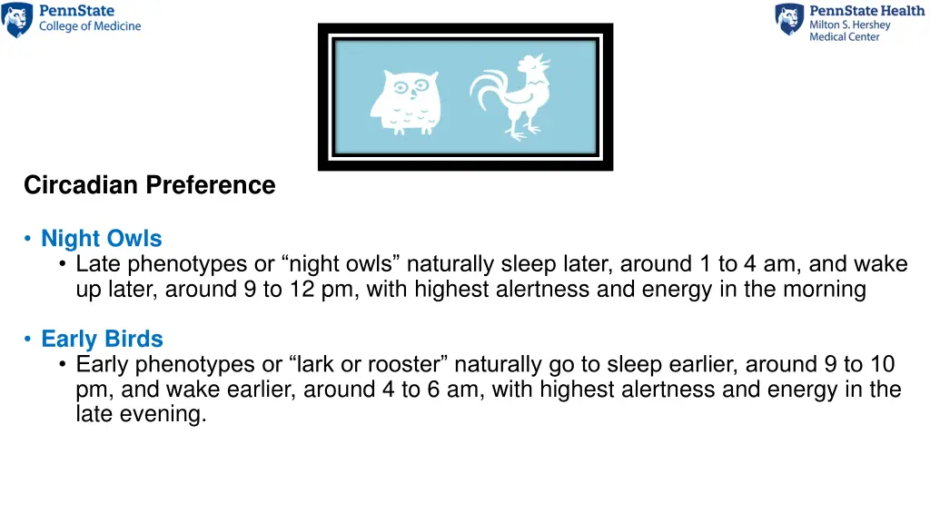 circadian preference