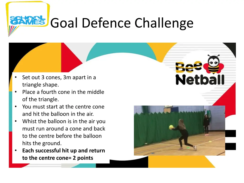 goal defence challenge