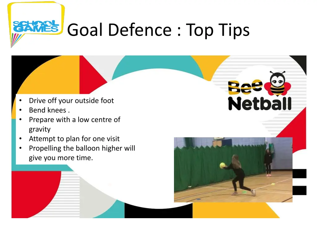 goal defence top tips