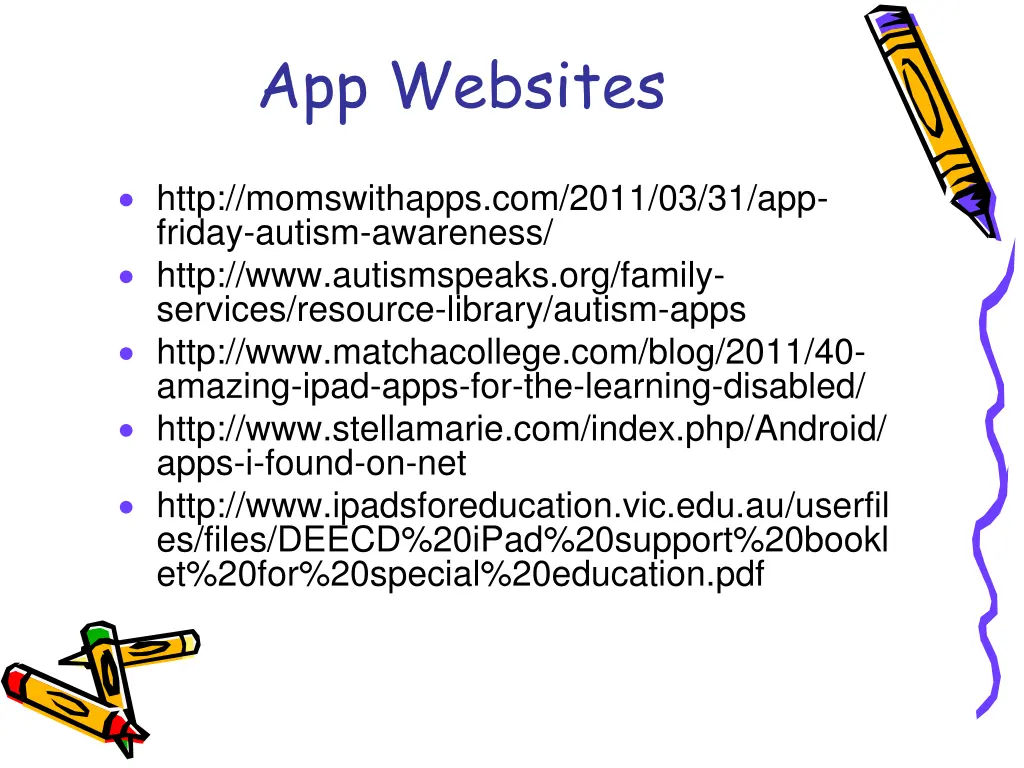 app websites