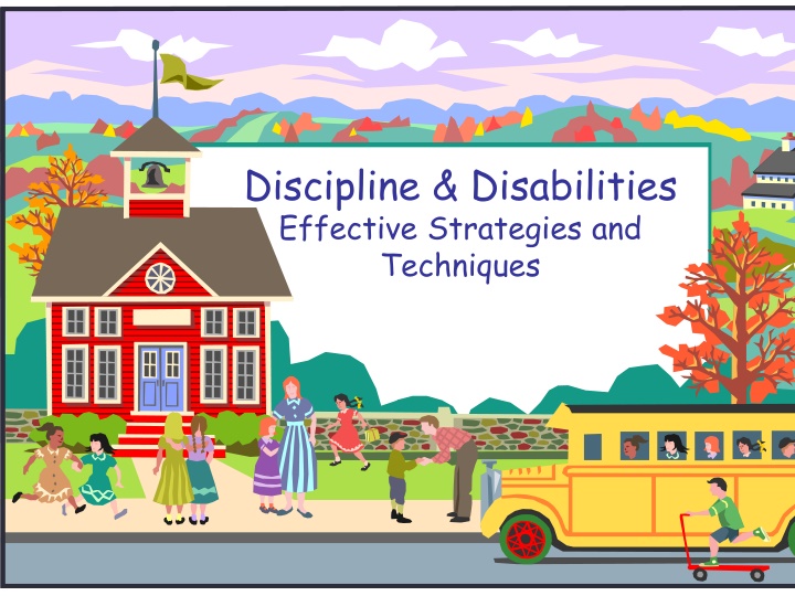 discipline disabilities effective strategies