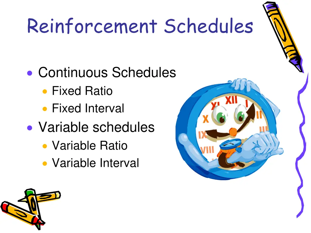 reinforcement schedules