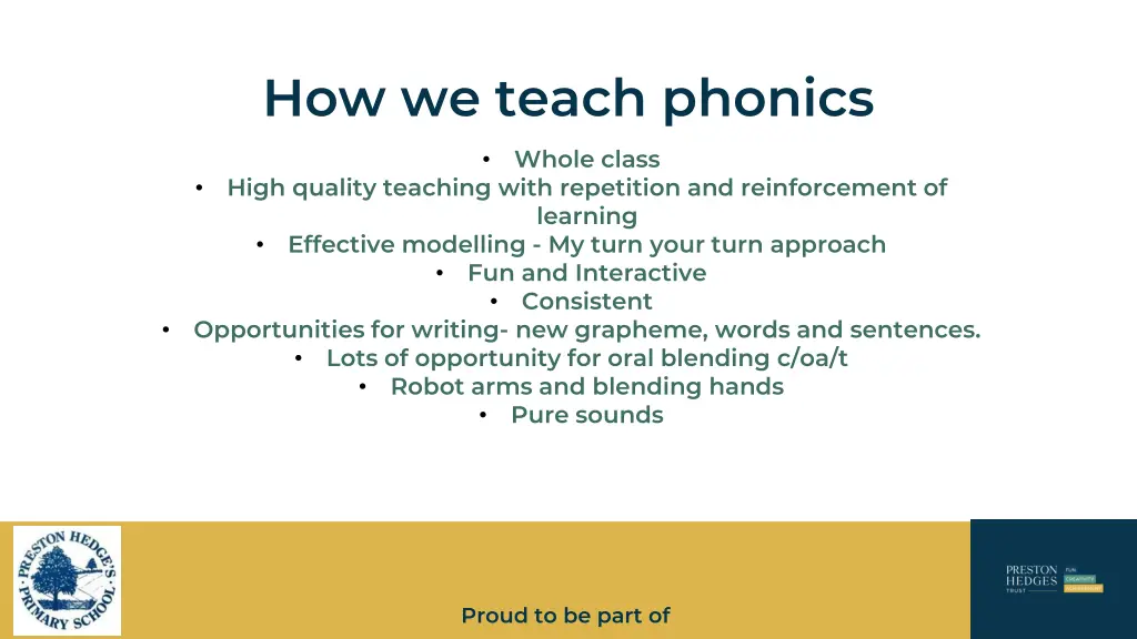 how we teach phonics