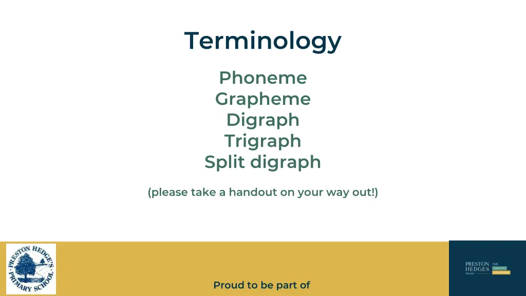 terminology