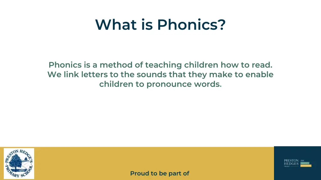 what is phonics