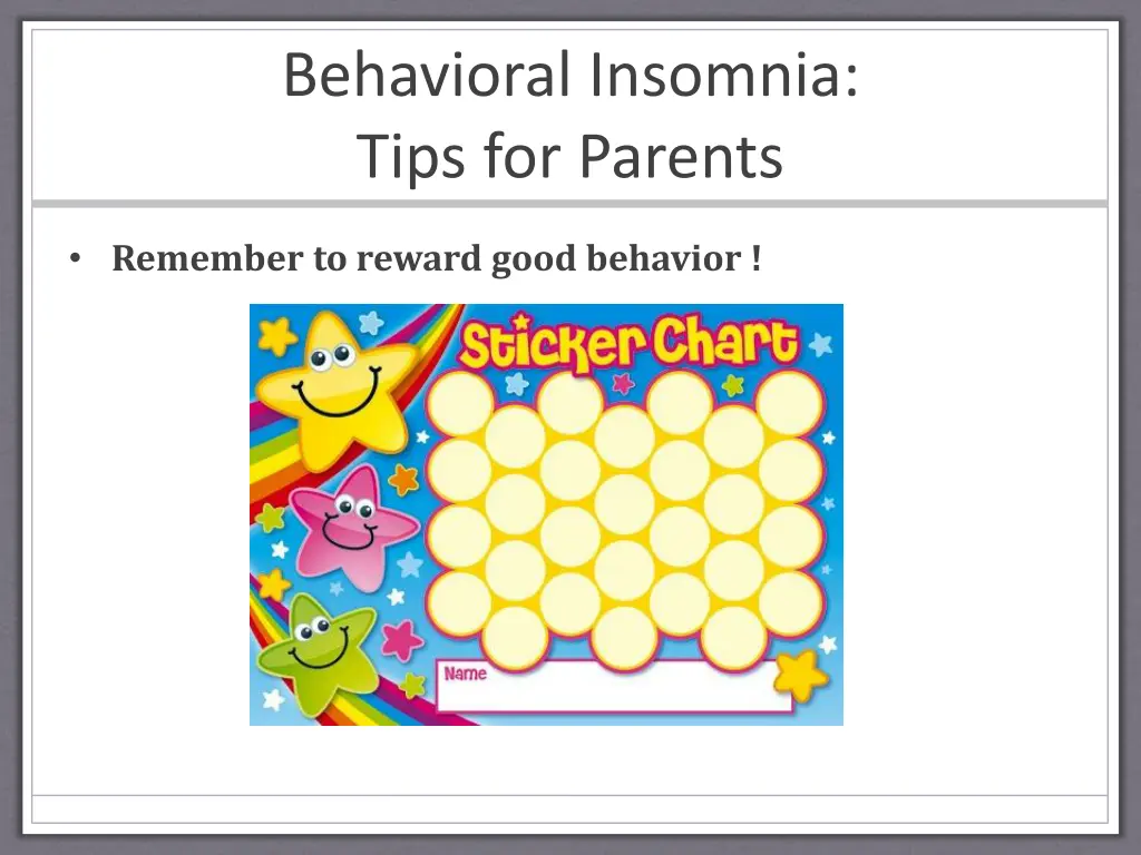 behavioral insomnia tips for parents 3