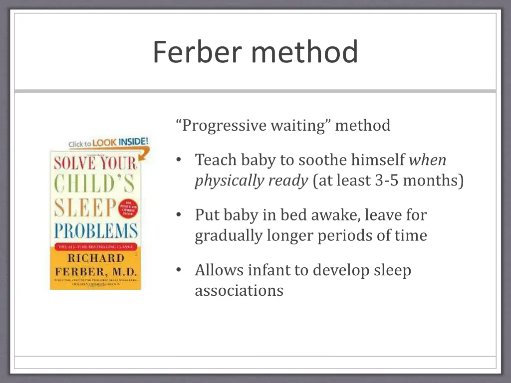 ferber method