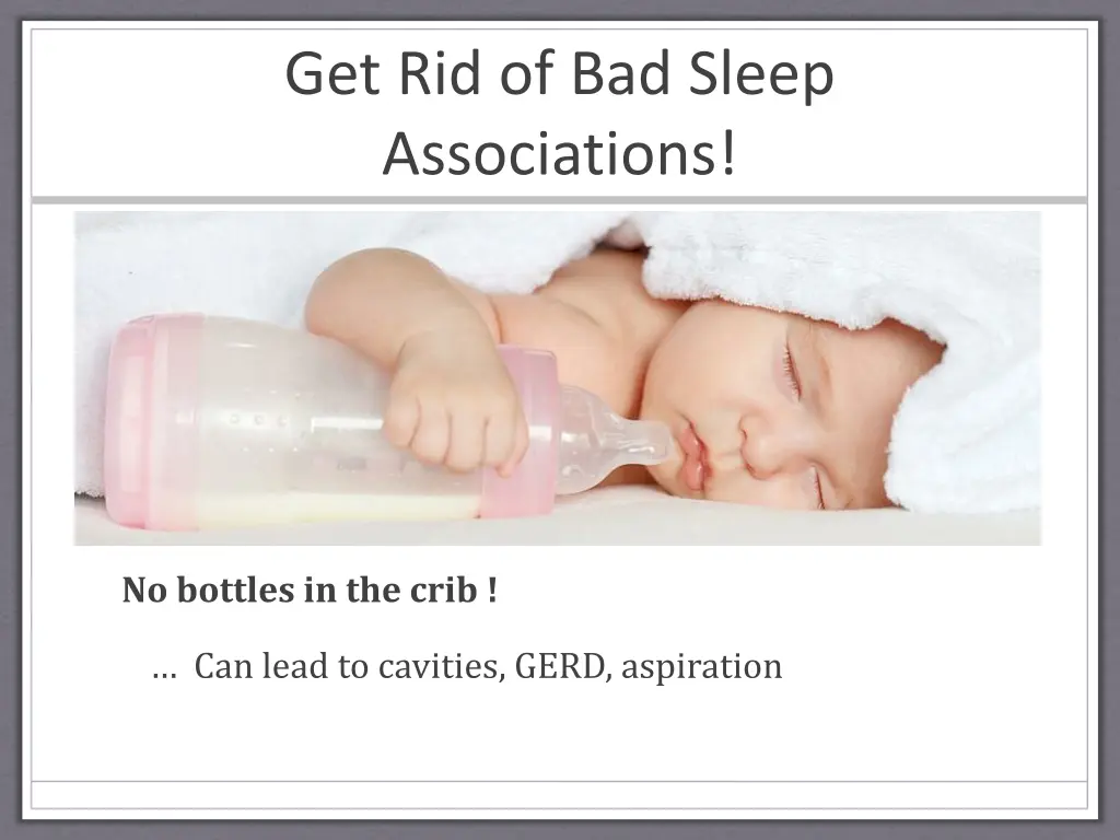 get rid of bad sleep associations