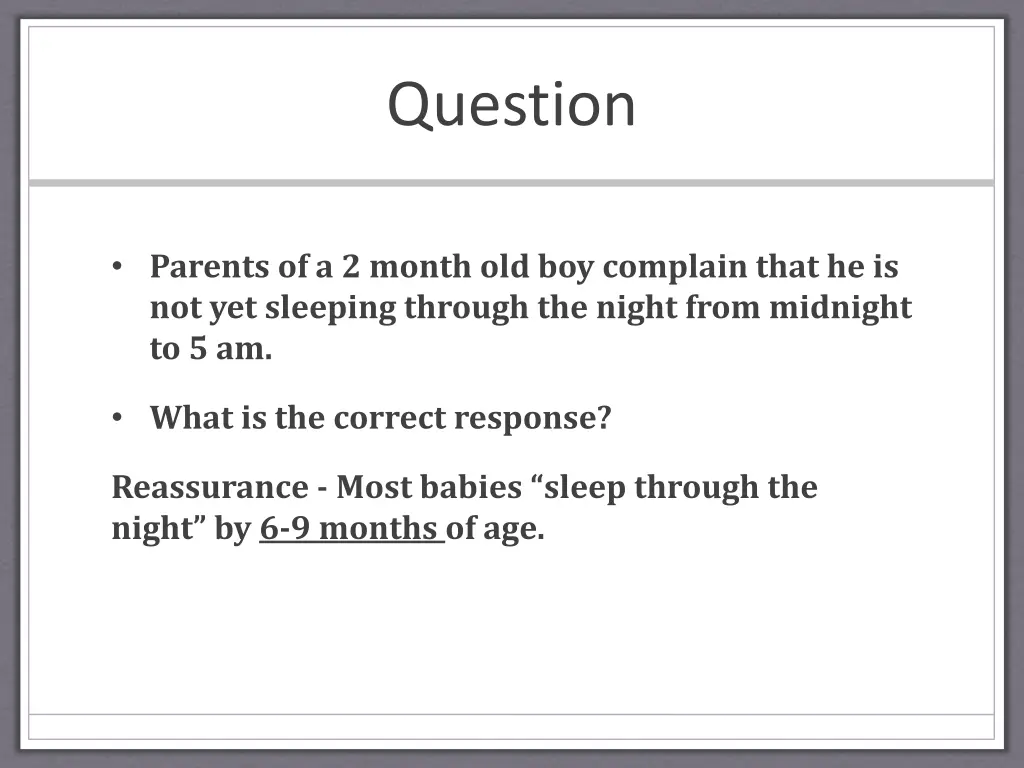 question 1