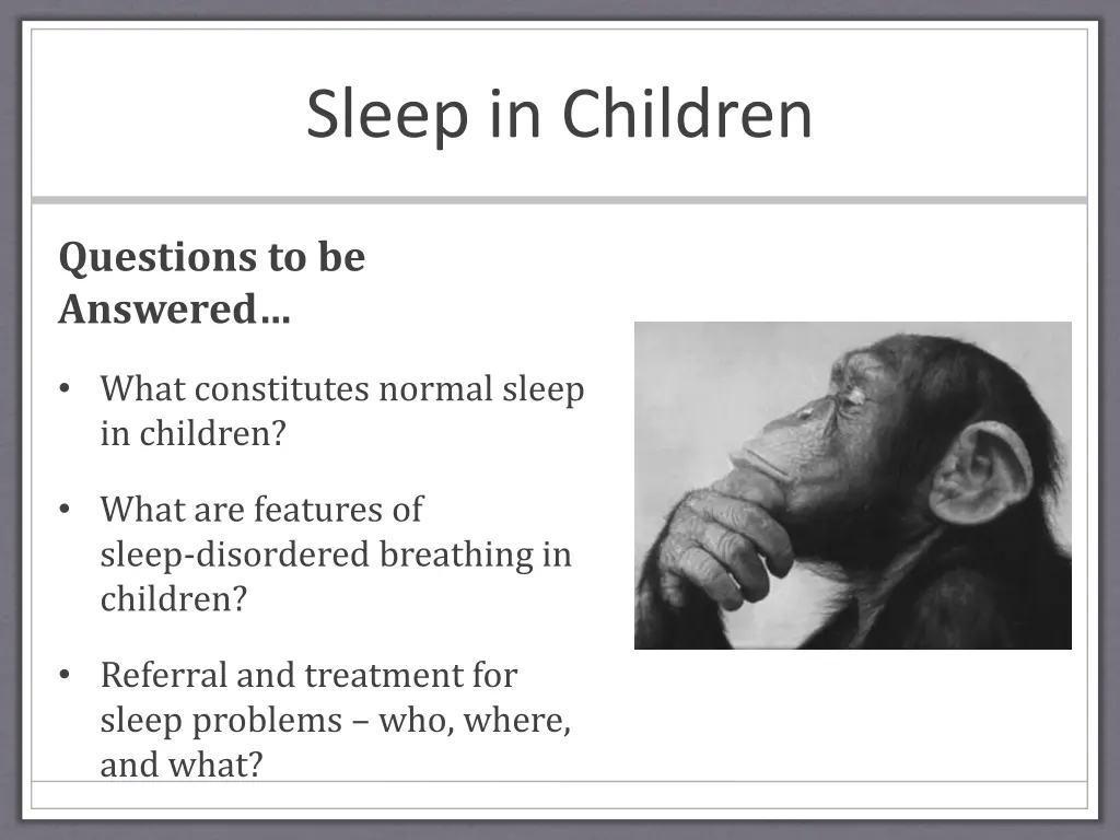 sleep in children