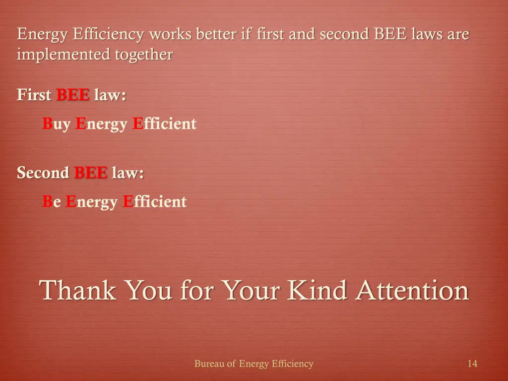 energy efficiency works better if first