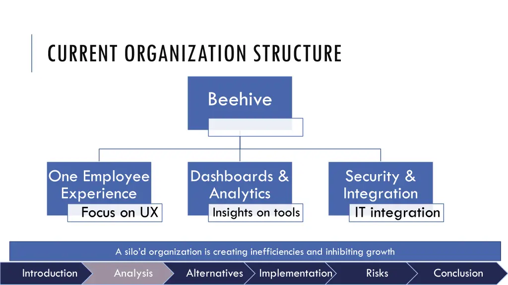 current organization structure