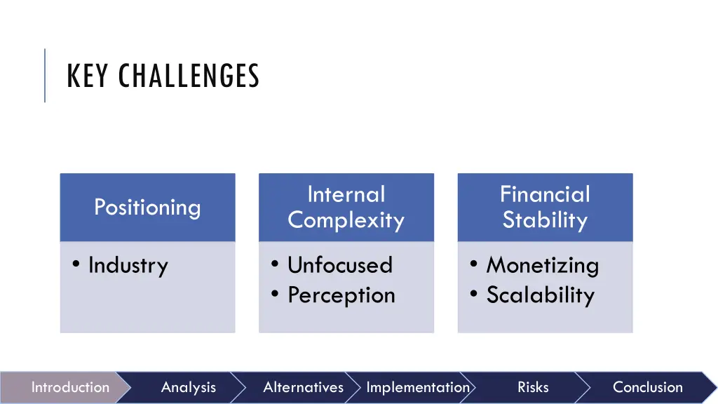 key challenges