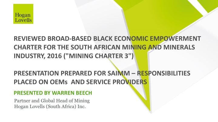 reviewed broad based black economic empowerment