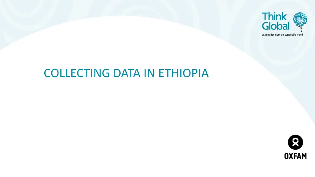 collecting data in ethiopia