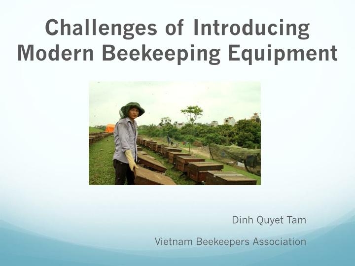 challenges of introducing modern beekeeping