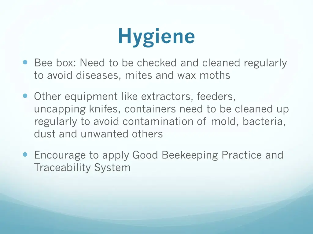 hygiene