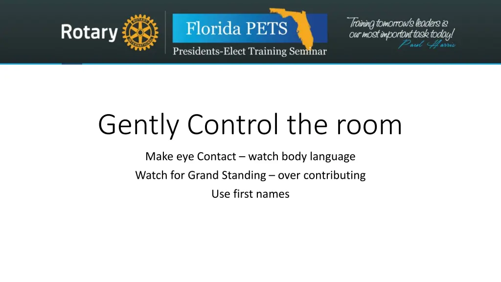 gently control the room