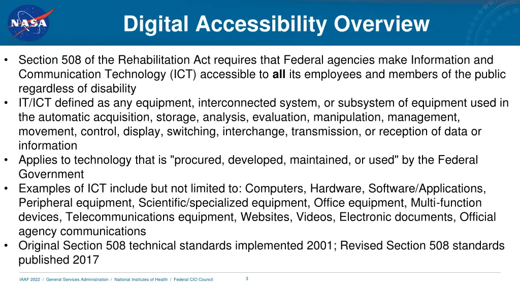 digital accessibility overview