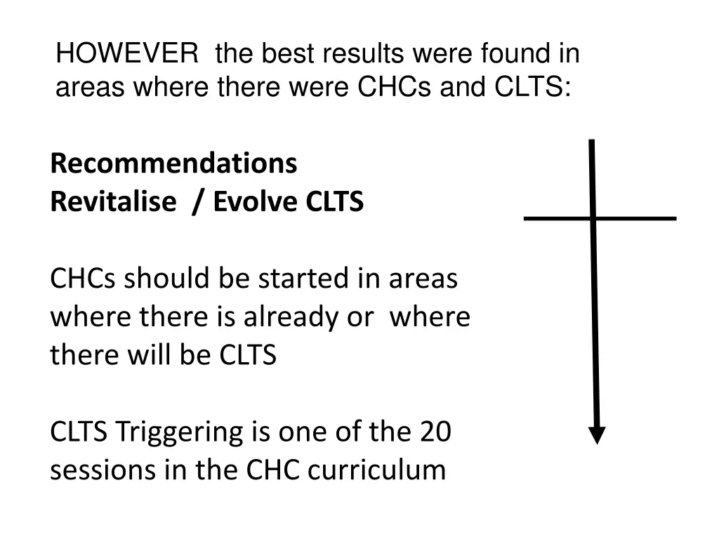 however the best results were found in areas