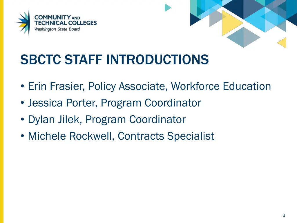 sbctc staff introductions