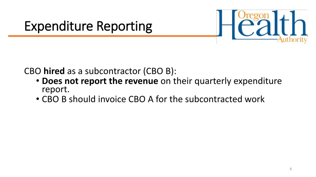 expenditure reporting expenditure reporting 1