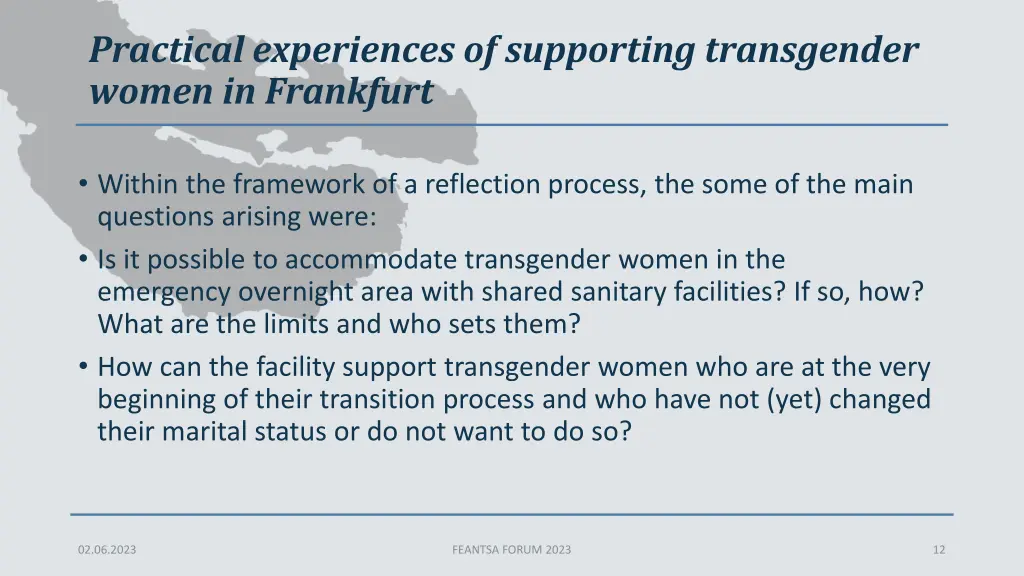 practical experiences of supporting transgender 1