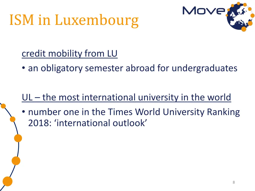 ism in luxembourg