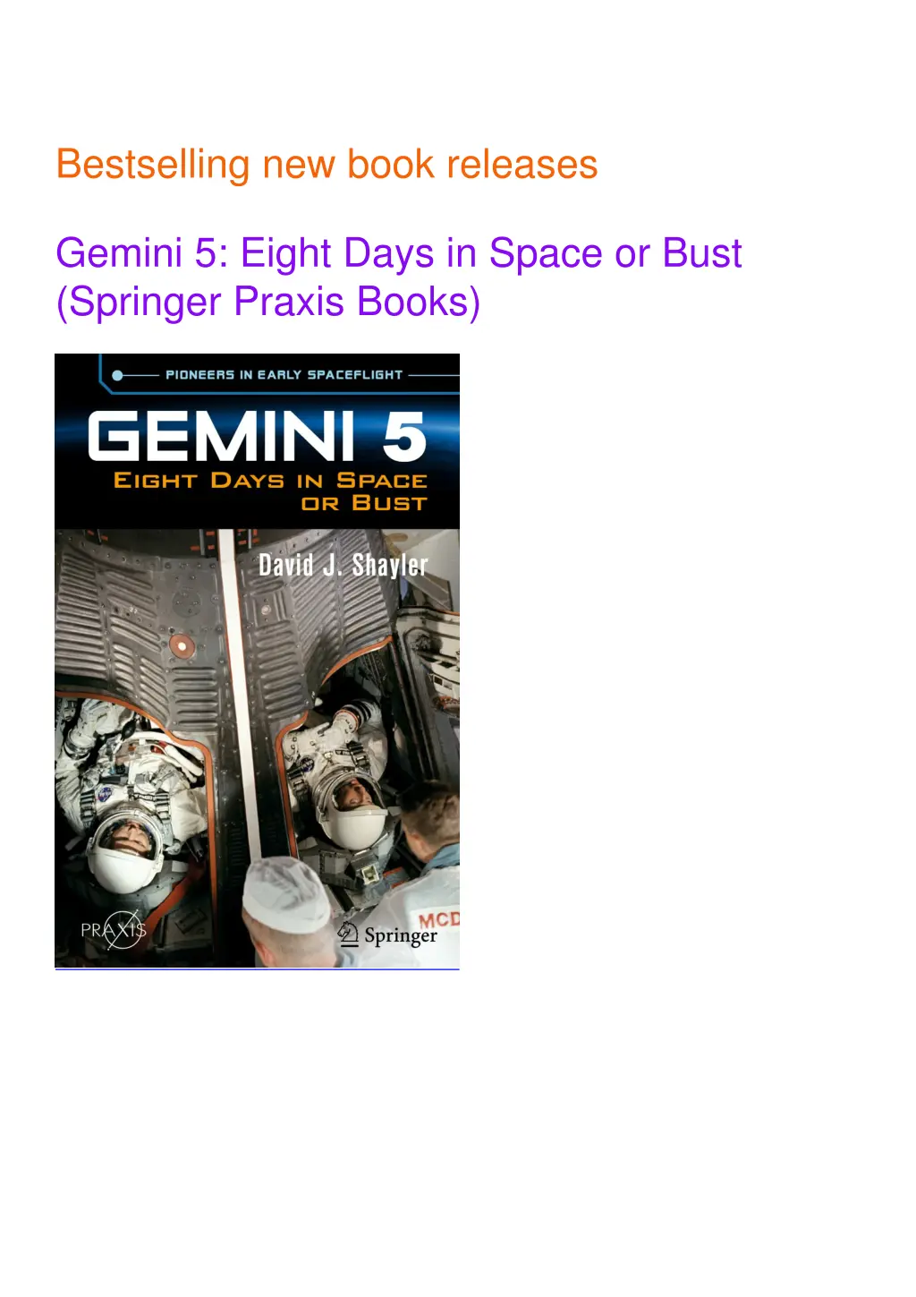 bestselling new book releases gemini 5 eight days