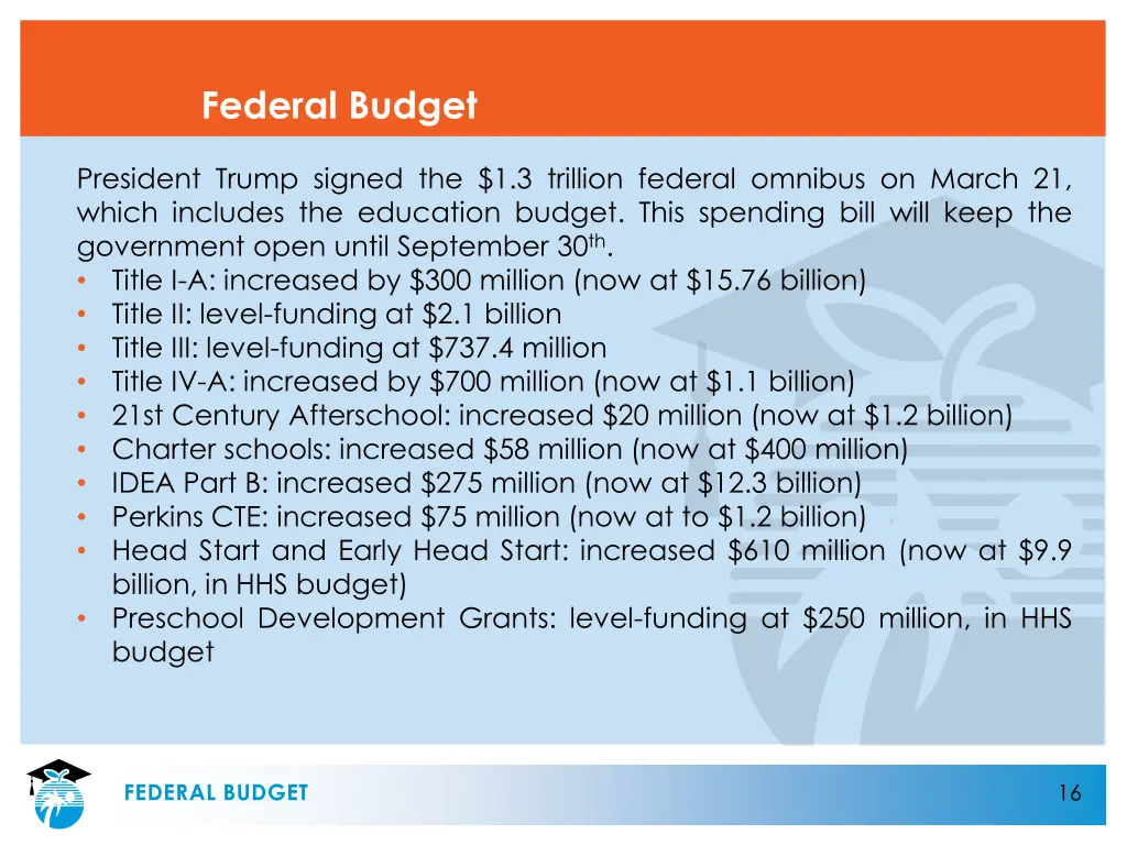 federal budget