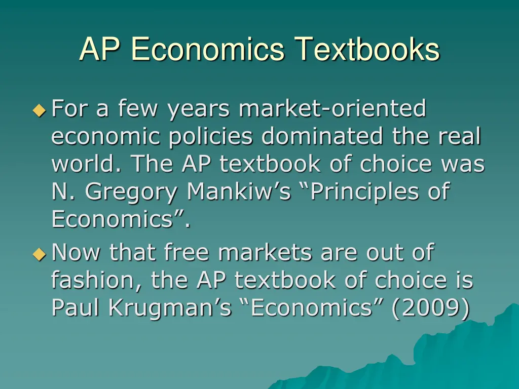 ap economics textbooks