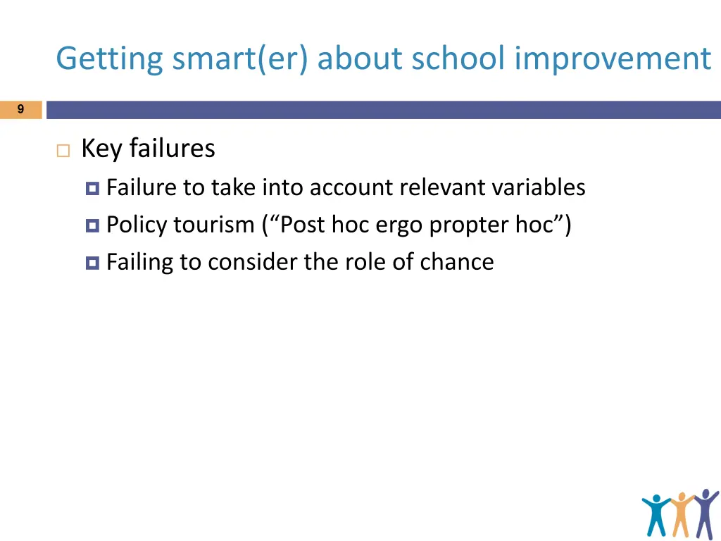 getting smart er about school improvement