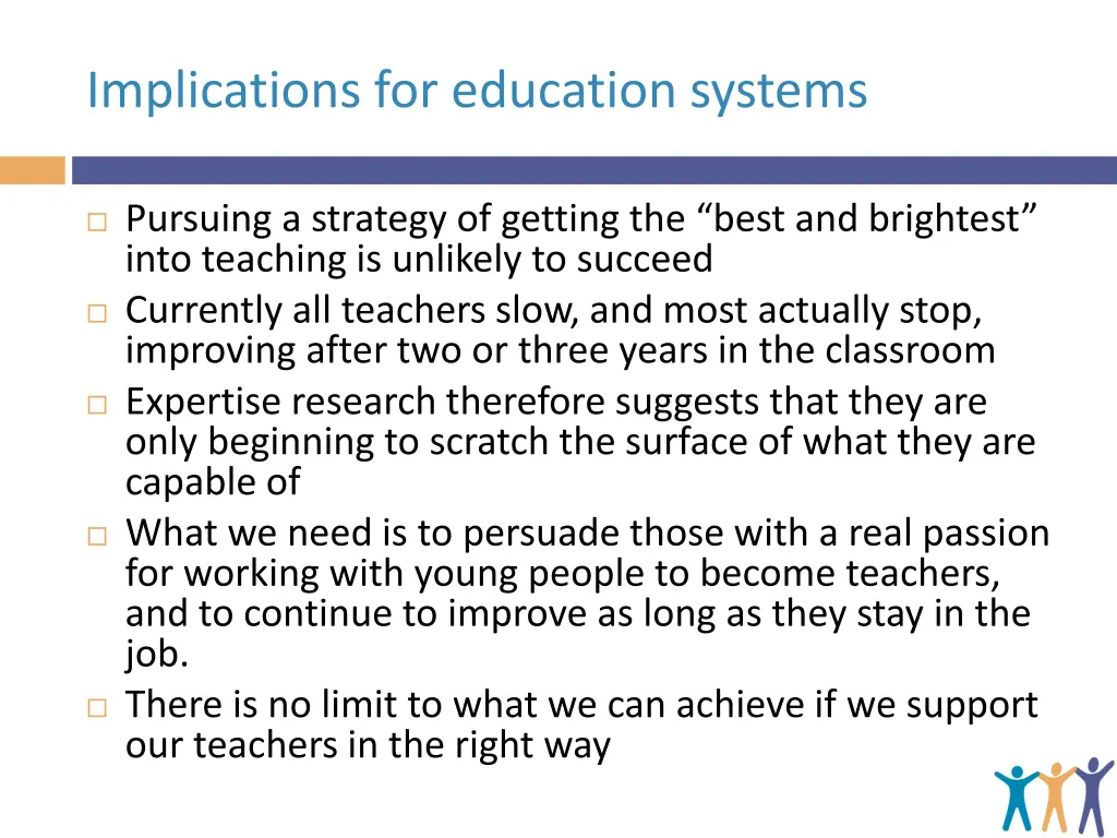 implications for education systems